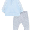 Little Me Puppy Velour Pant Set