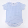 Mini Checks Lap Bodysuit - Blue