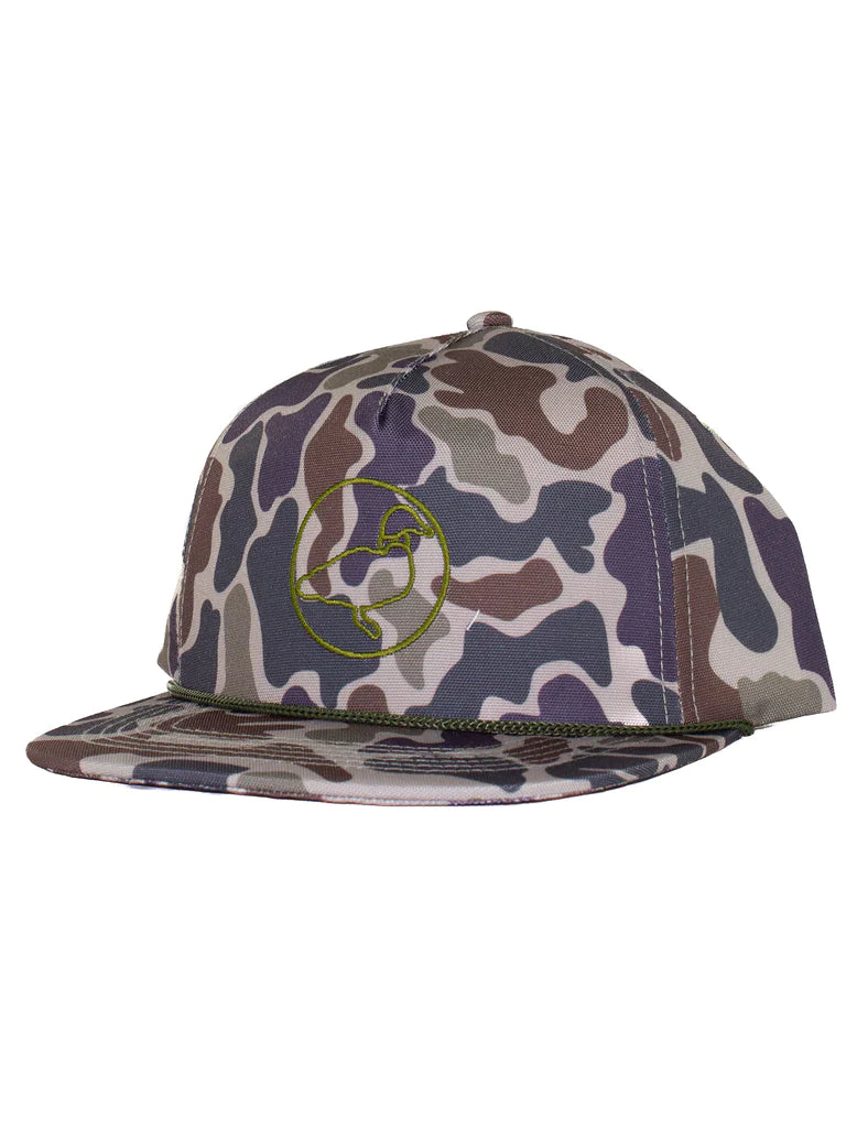 Properly Tied Youth Rope Hat Vintage Camo