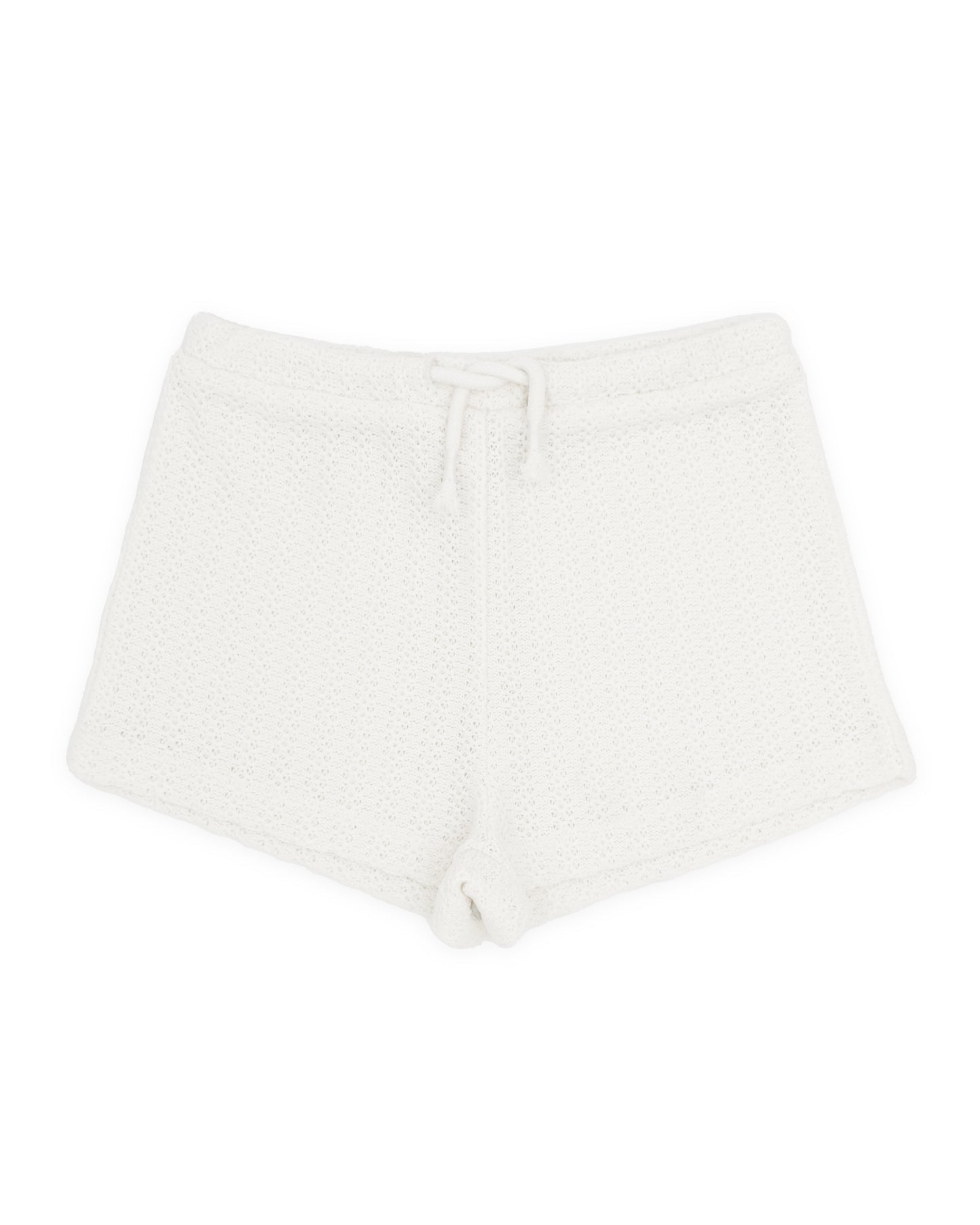 Crochet Short - White