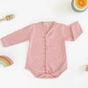 Luna & Arlo Basics Long Sleeve Bodysuit - Dusty Rose