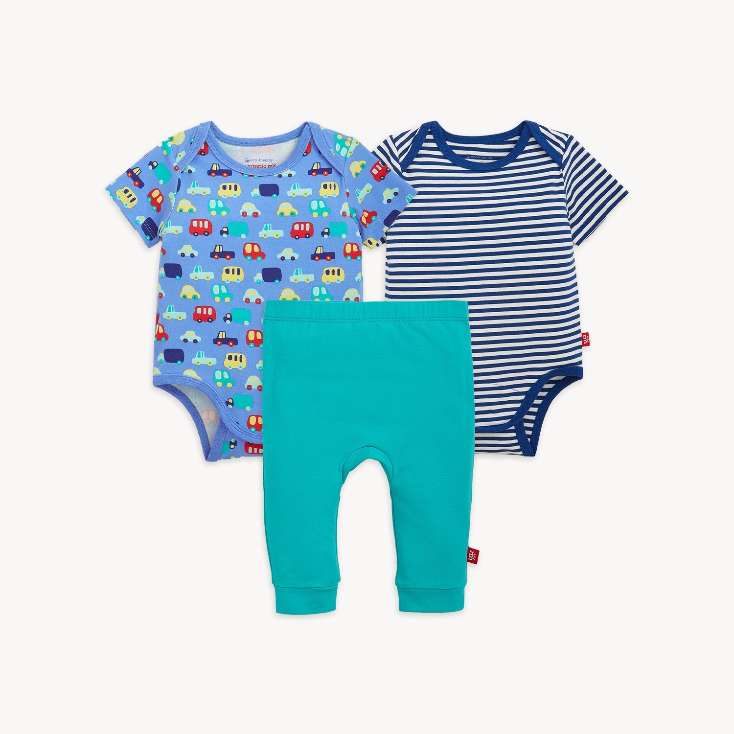 Magnetic 3-Pack Bodysuit & Pant