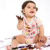 Pink Flower Combo CloudStretch™ Magnetic 3-Pack Bodysuit & Pant