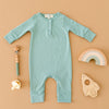 Luna & Arlo Basics Playsuit - Moss