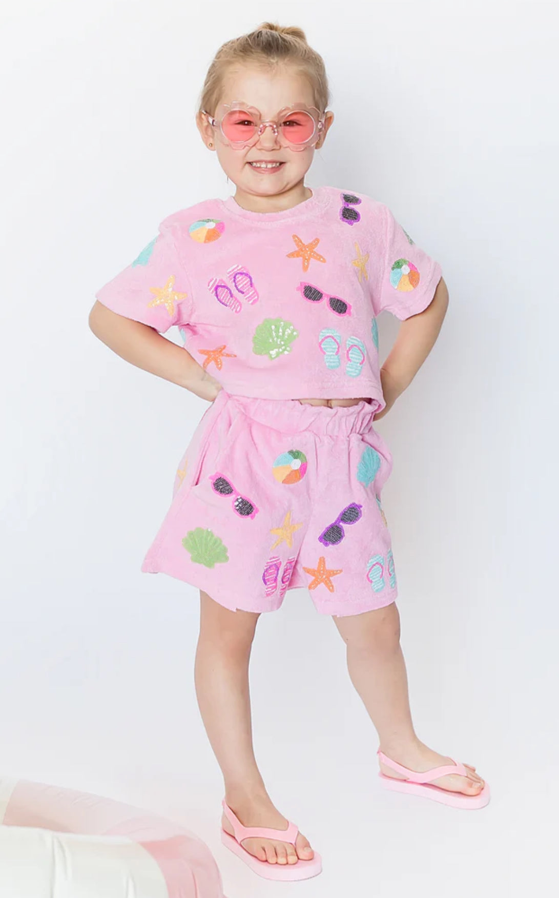 TERRY CLOTH BEACH SET