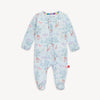 Love You Deerly Modal Magnetic Footie with Ruffle