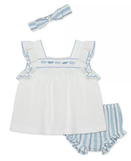 Little Me Sprigs Sunsuit