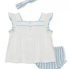 Little Me Sprigs Sunsuit