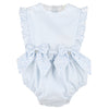 BB Blooms Girl Overall, Blue