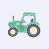 Lil' Green Tractor Embroidered Bib
