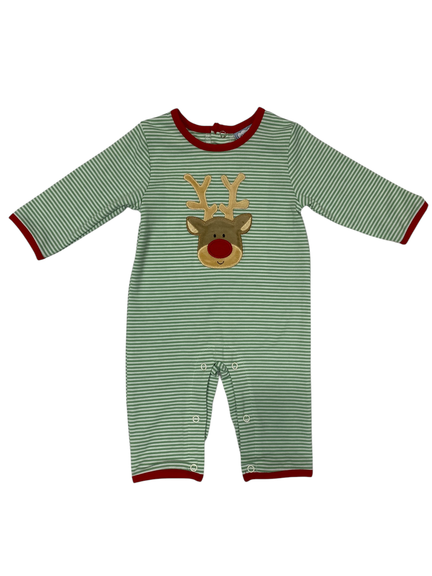 Reindeer Applique Boys Romper