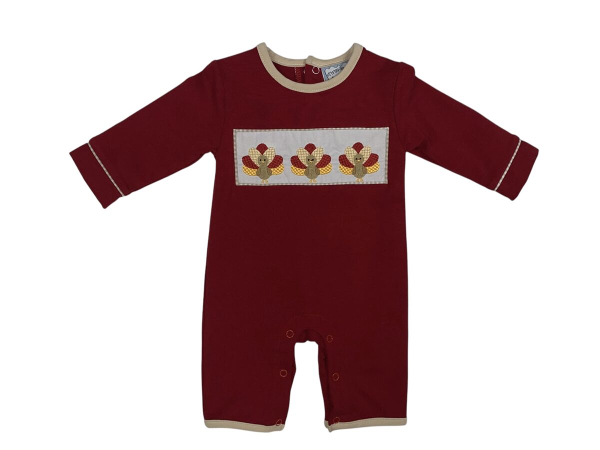 Turkey Trot Boys Romper