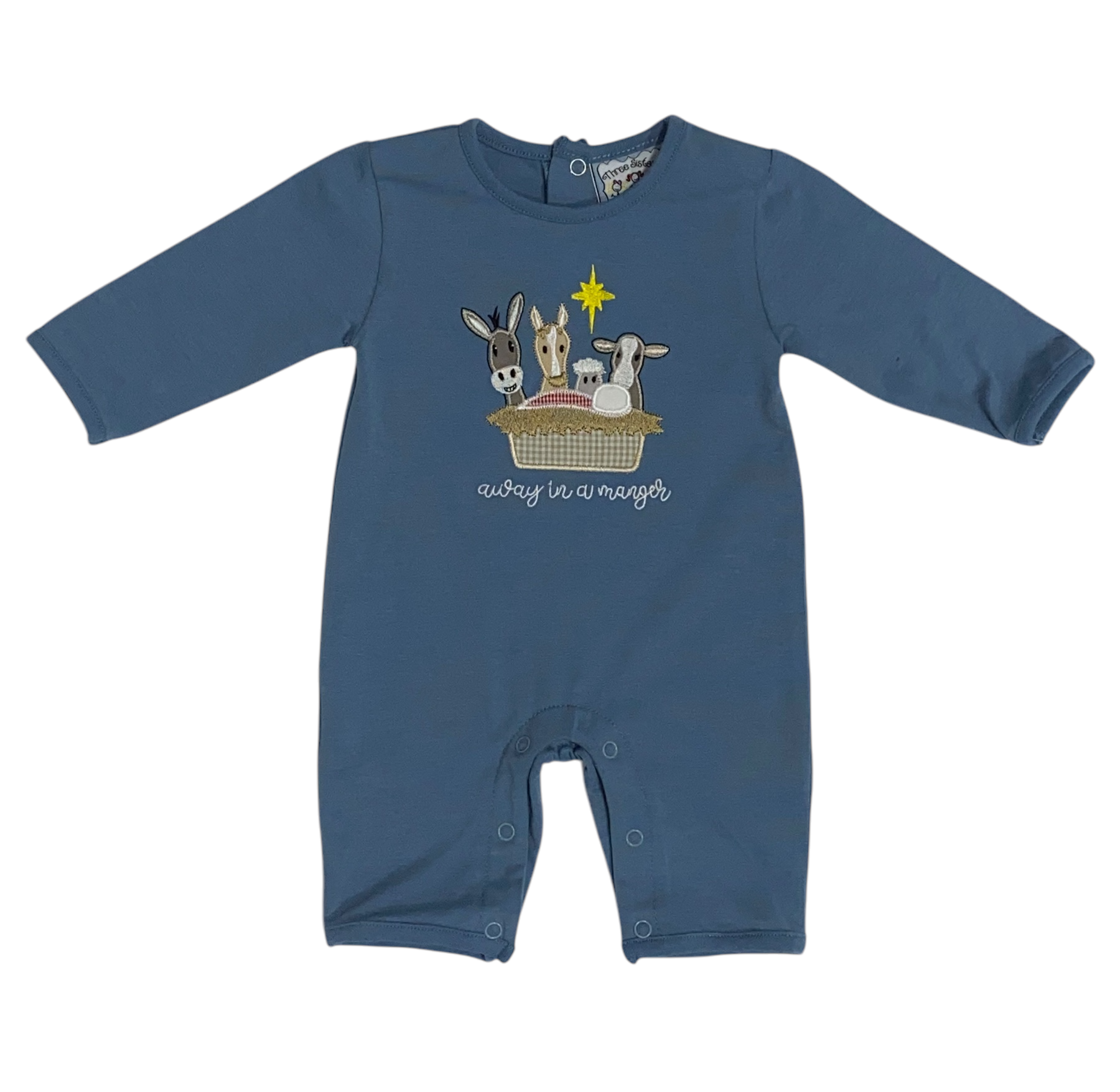 Away in a Manger Boys Romper