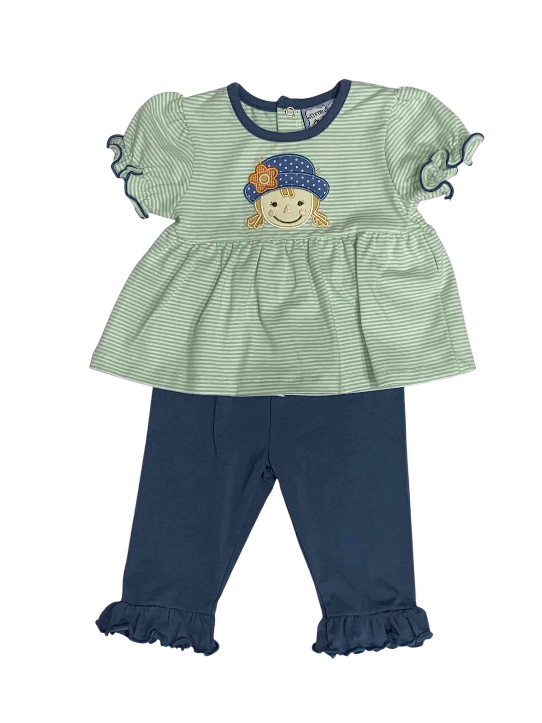 Scarecrow Applique Legging Set