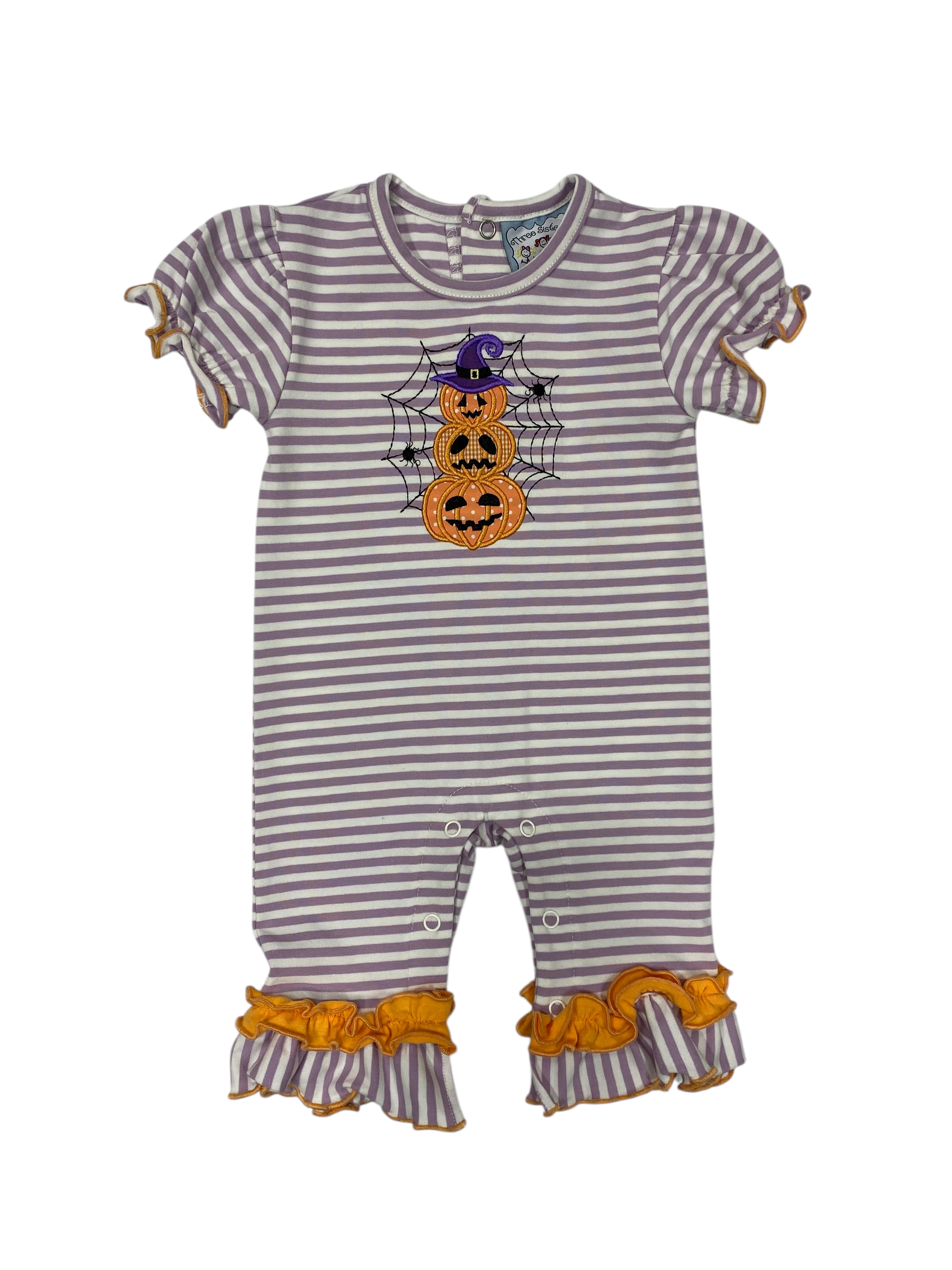 Jack O’ Lantern Girls Romper