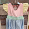 Colorblock Bow Back Bubble