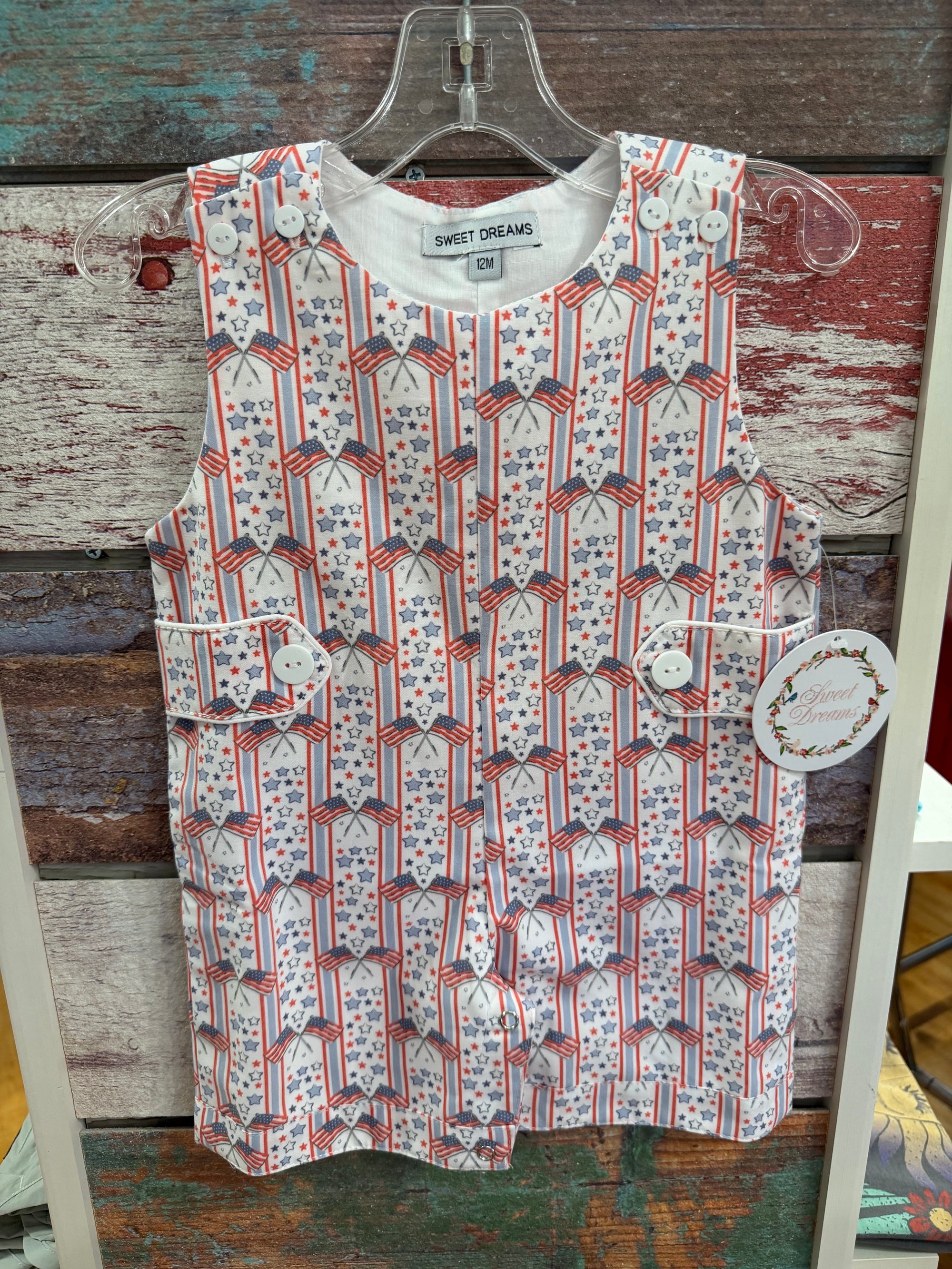 Patriotic Print Jon Jon