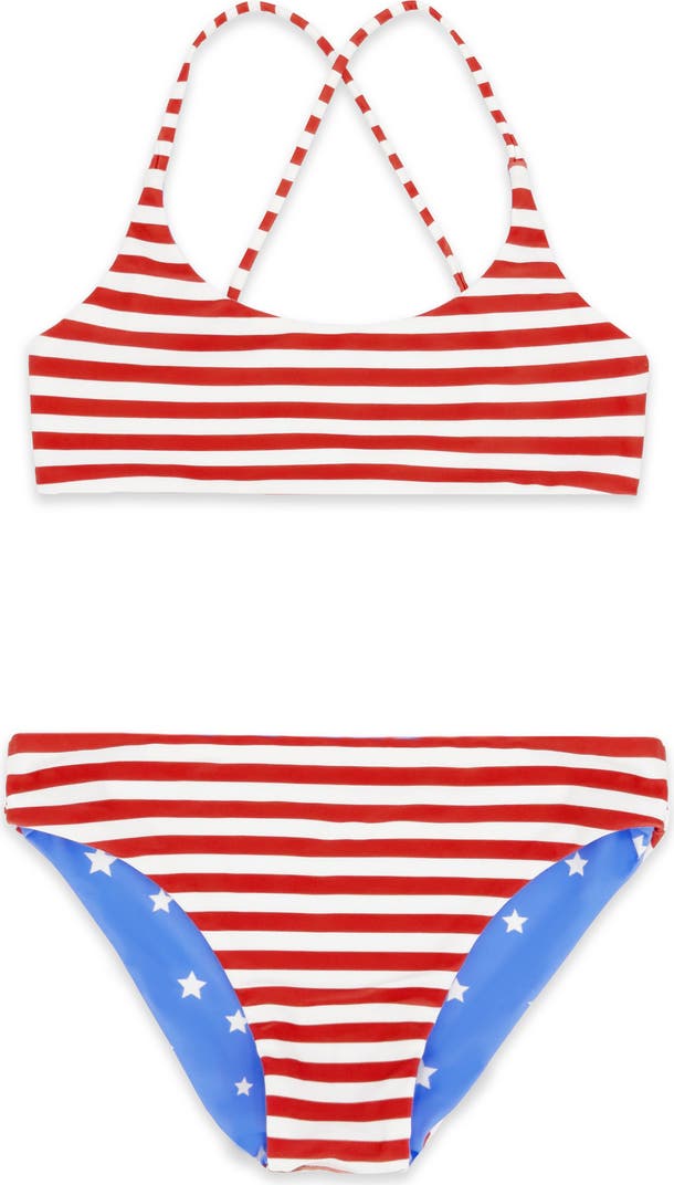 American Flag Waverly Reversible Bikini 2 PC