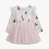 Magnetic Ruffle Tutu Dress - Frozen