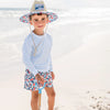 Boys Cabo Straw Hat Americana Camo