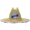 Boys Cabo Straw Hat Americana Camo