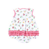 Magnolia Baby Down on the Farm Printed Ruffle Sleeveless Bubble