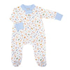 Magnolia Baby Into the Forest Printed Zipper Footie