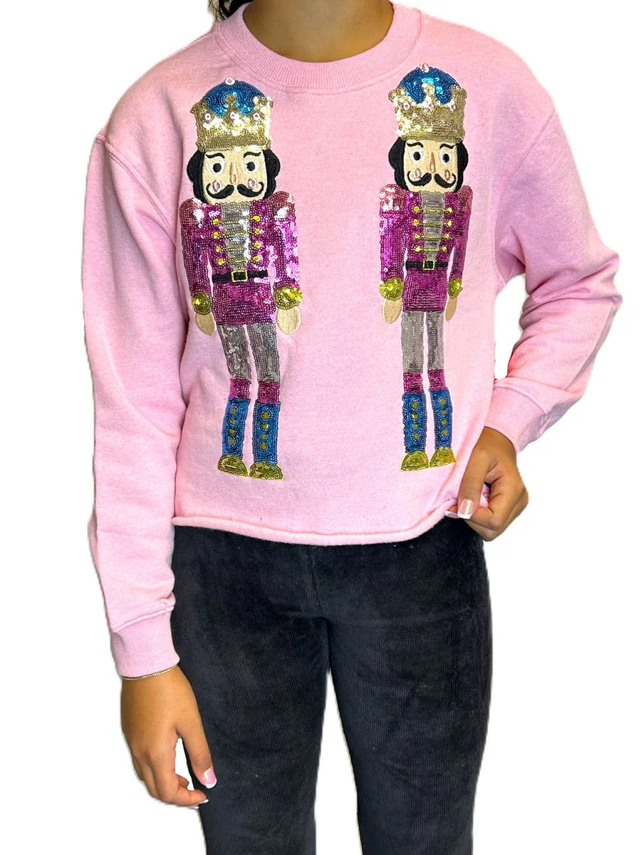 SEQUIN NUTCRACKERS SWEATSHIRT