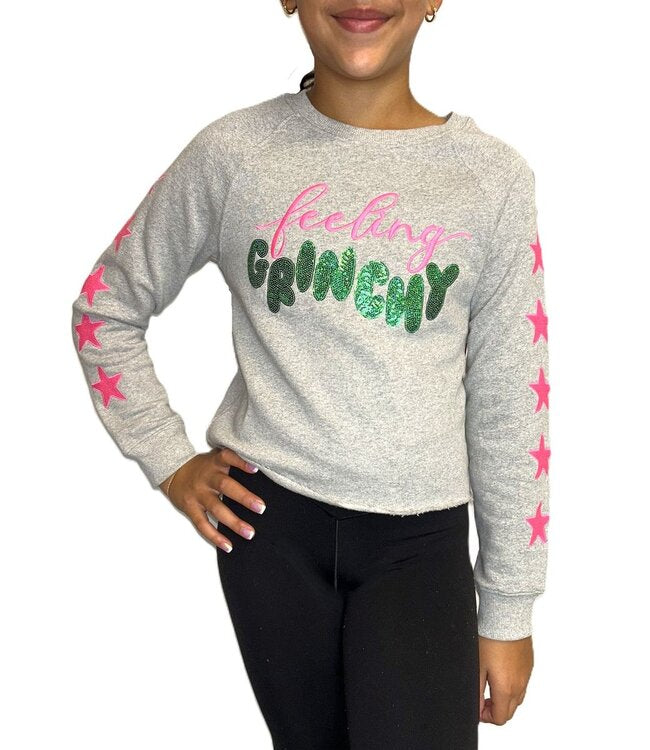 Sequins Feeling Grinchy Sweatshirt