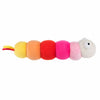 Ganz Wiggles Worm with Rattle & Squeaker - Red