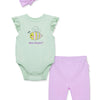 Little Me Bee Happy Bodysuit & Pant Set