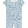 Bamboo Blue Garden 4-Piece Pajama Set (2T-4T)