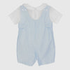 Petit Ami Blue Heirloom Romper