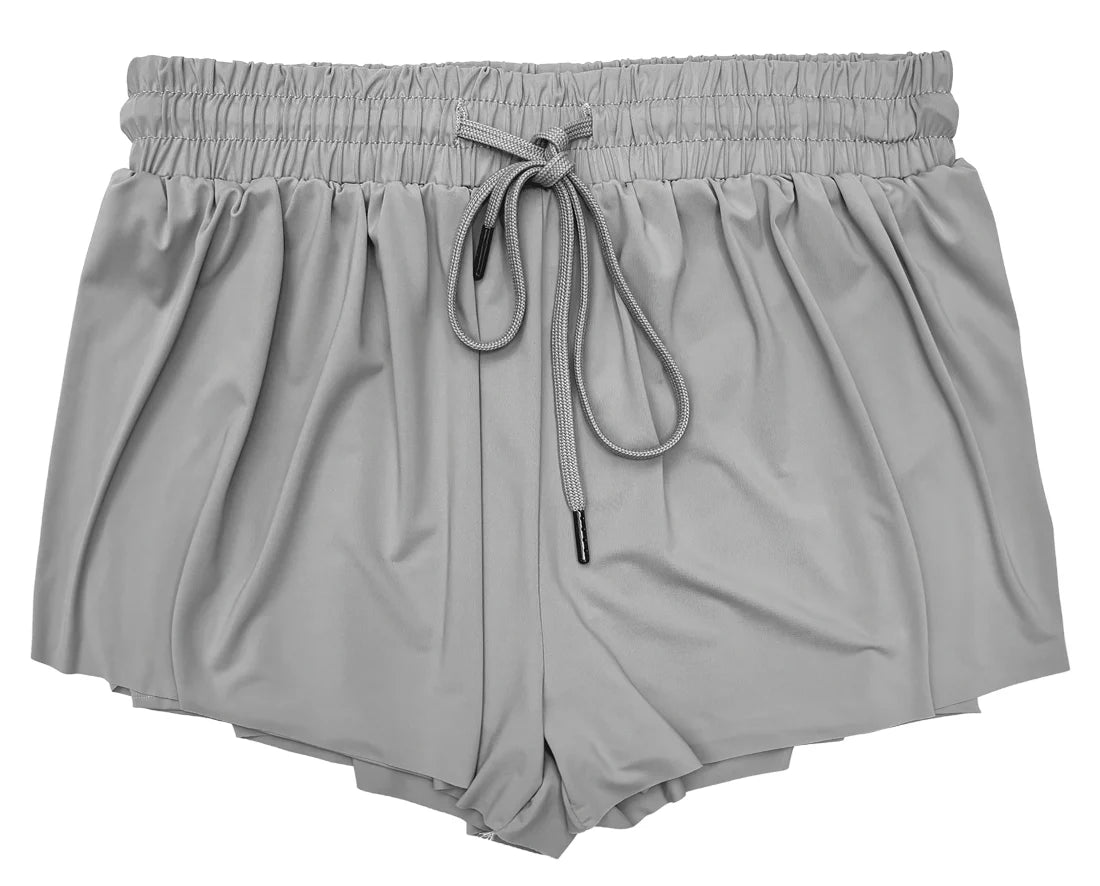 Fly Away Short - Light Grey