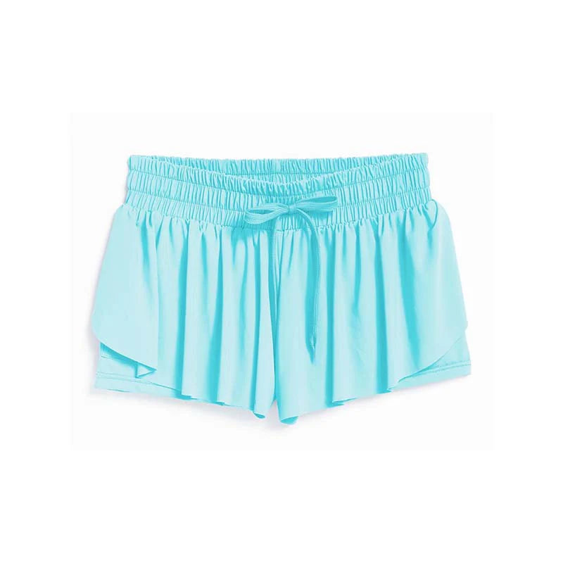 Fly Away Short - Turquoise Blue