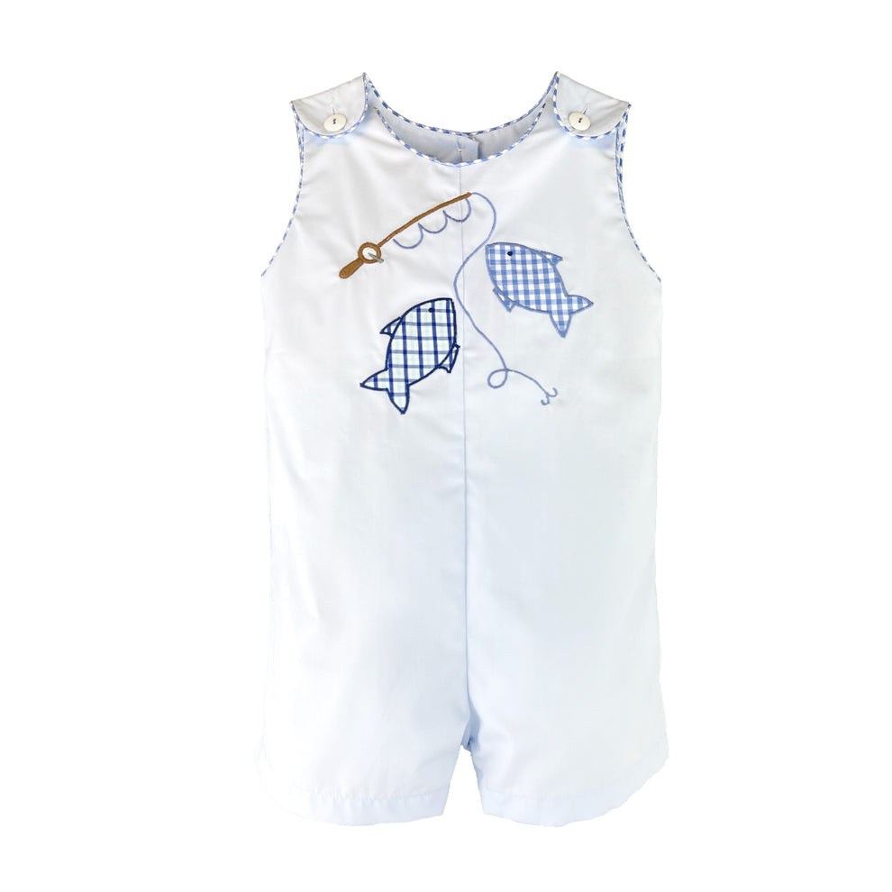 Blue Fishing Romper