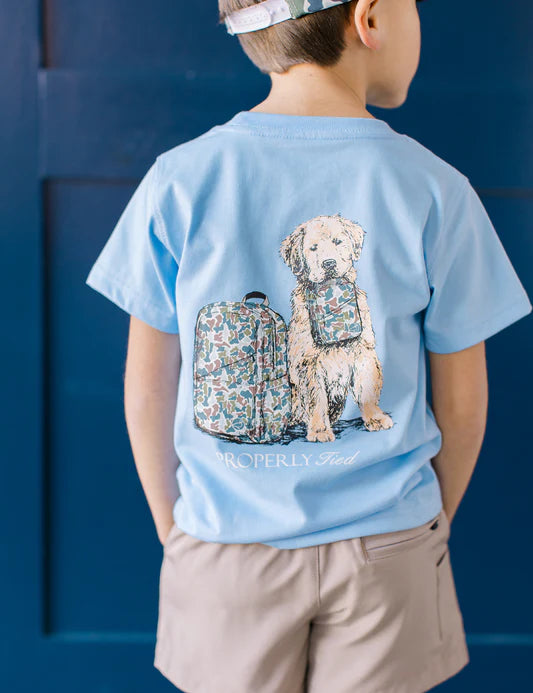 Boys Study Buddy SS Light Blue