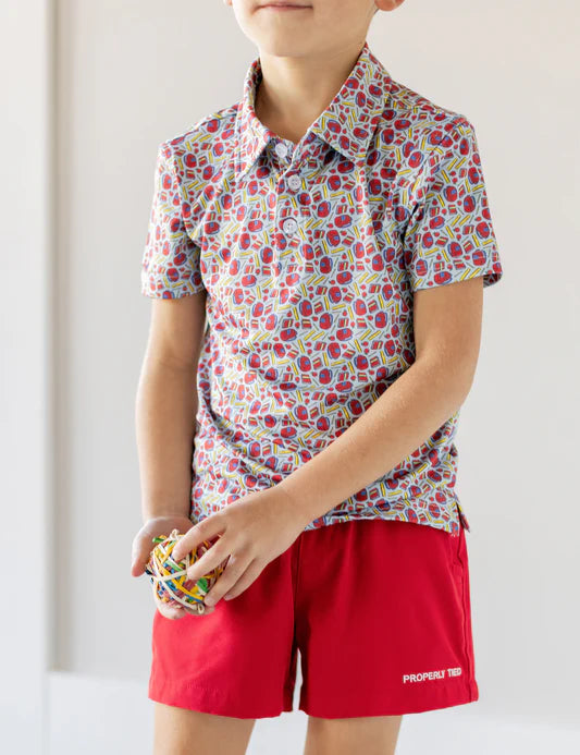 Boys Pintail Short Red