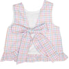 Spring Plaid Tie Bloomer Set