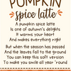6.5” Pumpkin Spice Latte