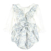 Sophie & Lucas Eucalyptus Flost Vintage Overall Set Blue