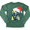 Jack Thomas Santa Dog Long Sleeve Evergreen