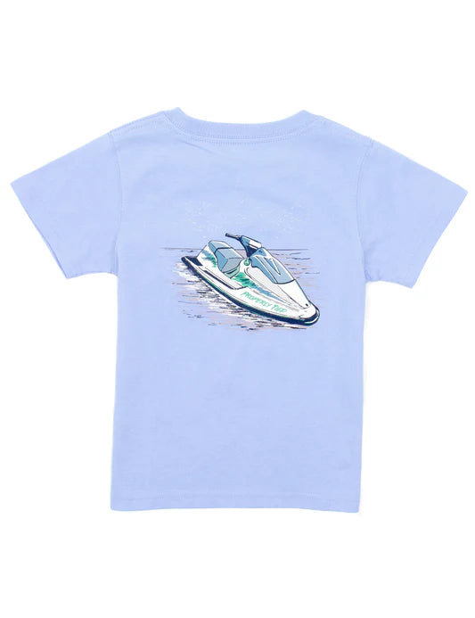 Boys Jet Ski Short Sleeve Light Blue