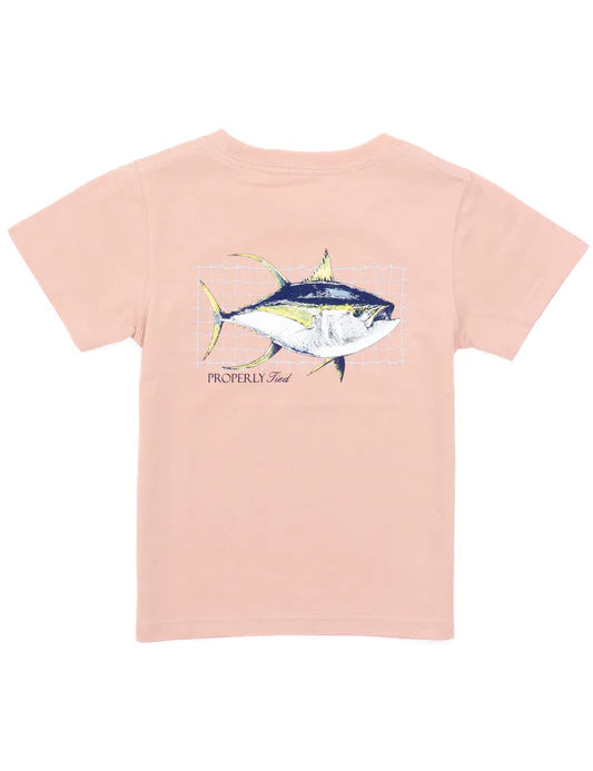 Boys Tuna Short Sleeve Peach