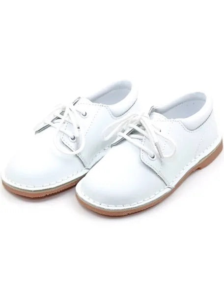 L’amour Boys Tyler White Lace-Up Shoe