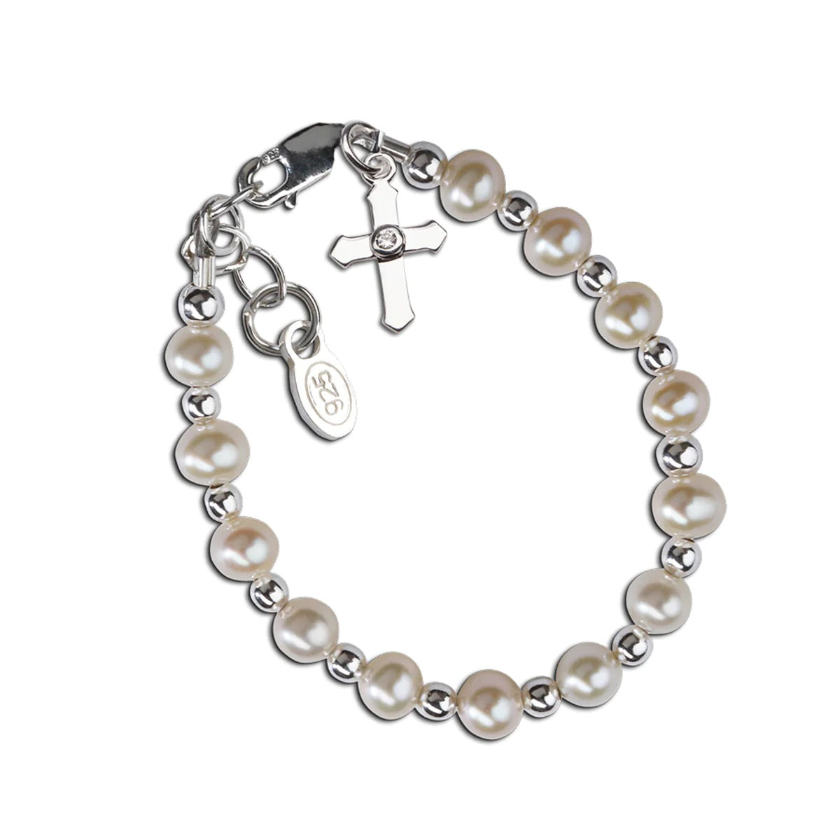 Cherished Moments Kaitlyn Cross Baptism Bracelet