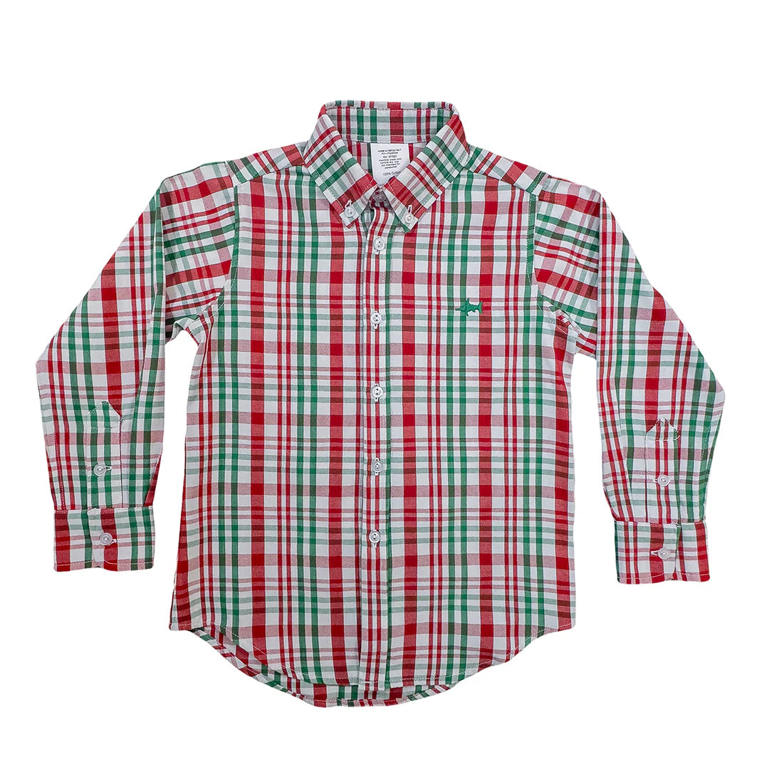 Saltwater Boys Carter Oxford Shirt Sleigh Plaid