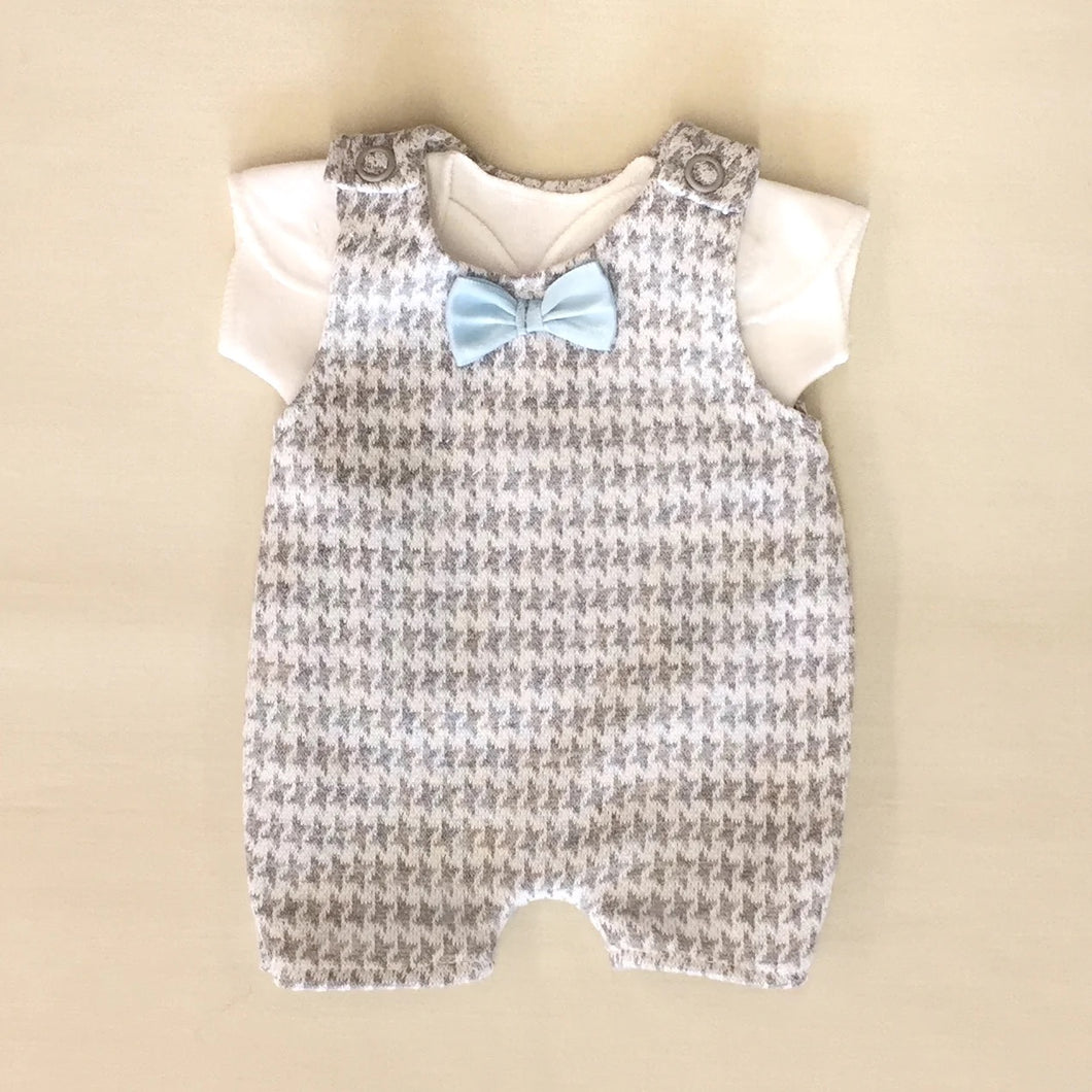 Itty Bitty Baby Overall Bow Tie Set Preterm 2 (1-3 lbs)