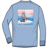 Saltwater Boys Offshore Boats LS Graphic Tee Powder Blue