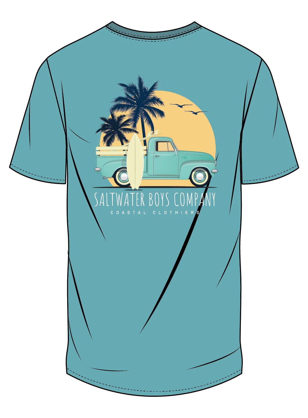 Saltwater Boys Surf Truck SS Graphic Tee